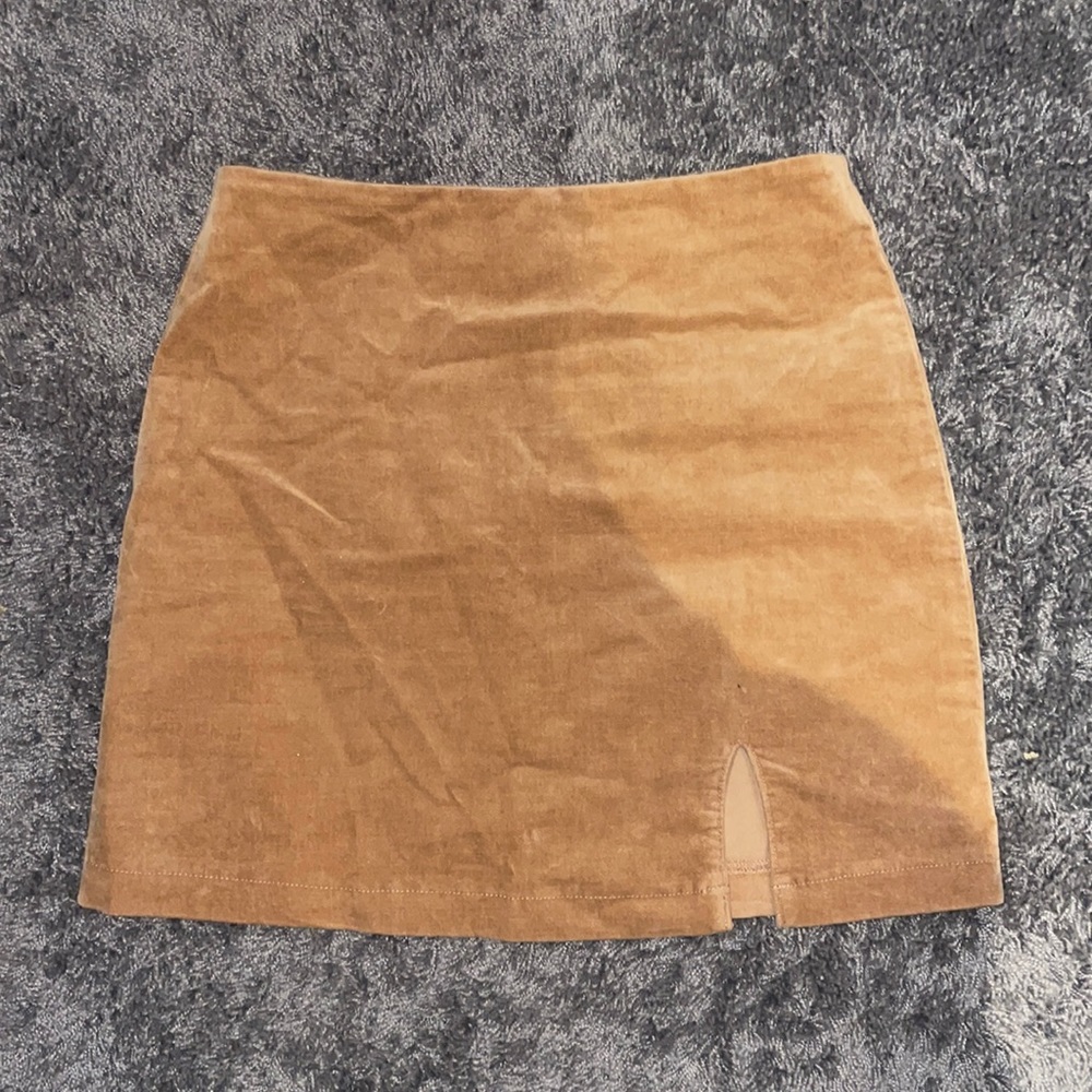 Forever 21 Light Brown Mini Skirt